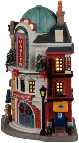 LEMAX The Gables Apartments 6 Feet Lighted Building
