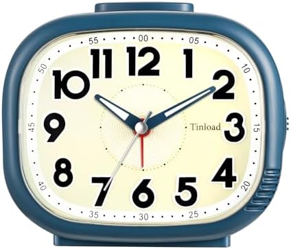 Loud Alarm Clock for Heavy Sleepers with Glow Dial and Snooze Feature