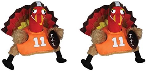 Beistle Plush Football Touchdown Turkey Hats 2 Pack