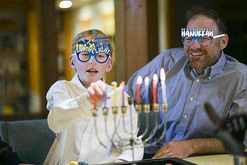 Hanukkah Costume Glasses with Classic Patterns