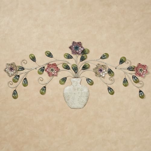 Touch of Class Aldelaid Pastel Floral Vase Wall Sculpture