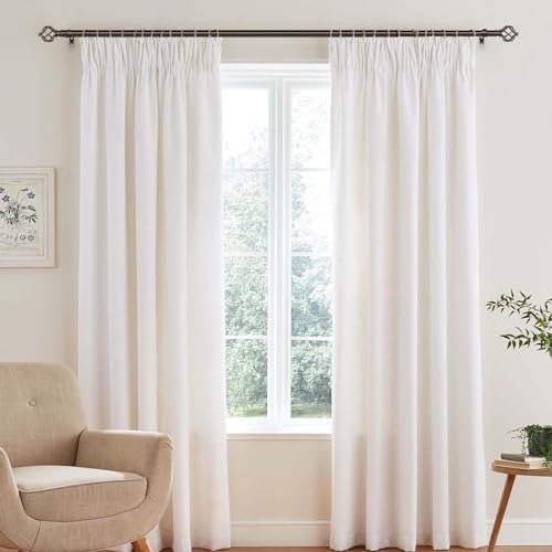 KAMANINA Bronze Curtain Rod 32-58 Inch Adjustable Single Rod