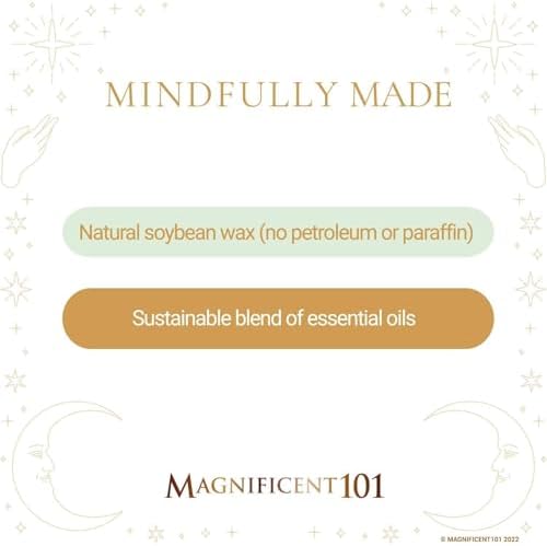 Magnificent 101 Healing Aromatherapy Candles 3-Pack