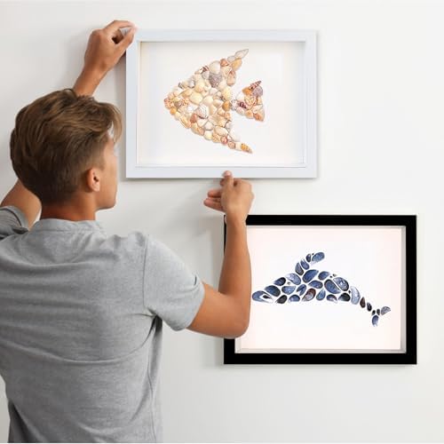 FuninCrea 8x10 Inch Shadow Box Frame Black