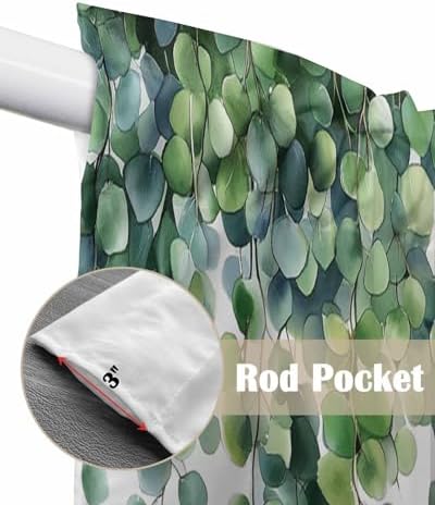 Spring Leaf Swag Curtains Pair 36x36