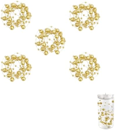5 Pack Floating Pearl String for Candles Centerpiece