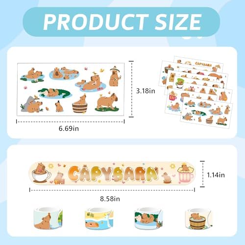 Capybara Party Favors 40 Pcs Cute Animal Accessories