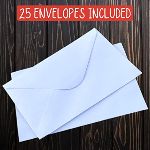 QualityVibe 25 American Flag Invitations With Envelopes