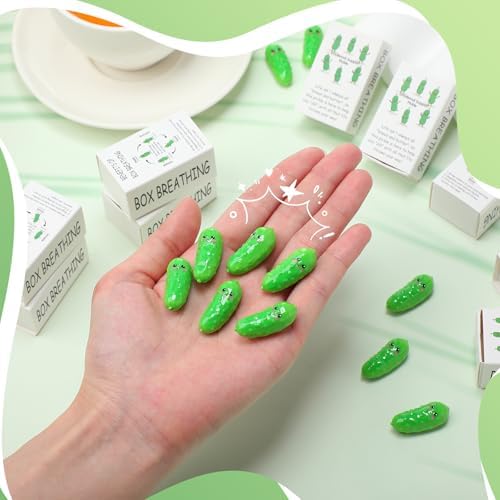 48 Piece Employee Appreciation Gift Set with Luminous Resin Pickles and Moss