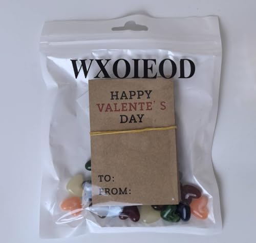 24 Pack Heart-Shaped Gem Valentine Cards