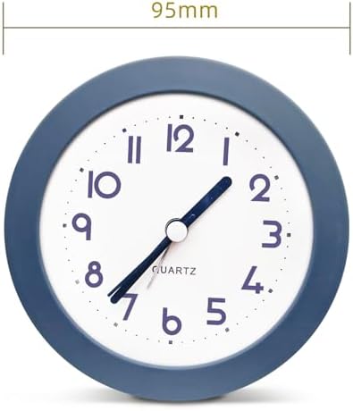 HIQU and HIST Blue 45 Inch Analog Alarm Clock with Backlight