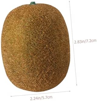 Zerodeko 4Pcs Plastic Fake Kiwi Fruit Decor