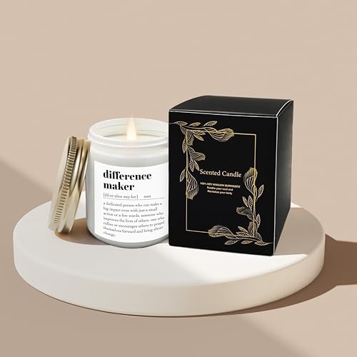 Difference Maker Candle - 8oz Soy Wax Jar with Lavender Scent