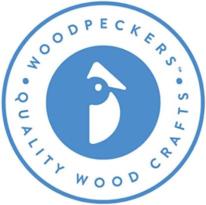 Woodpeckers Unfinished Wood Finials 4-14 Inch Pack of 12