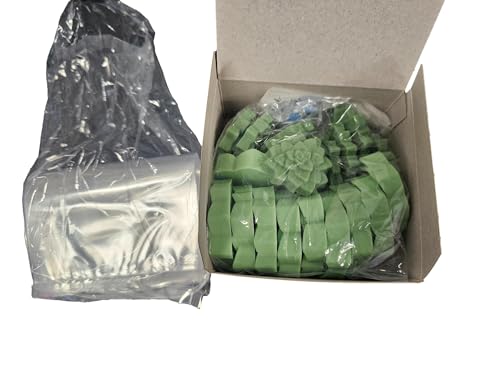 DIY Succulent Shaped Soap Favor Kit 20 Green Cactus Blossom Scented Soaps