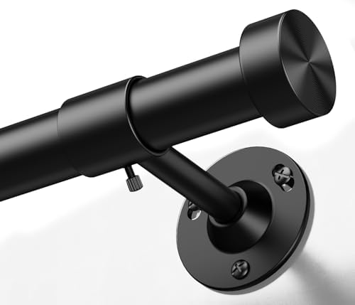 Heavy Duty Curtain Rods 1 Inch Diameter 60 lbs Capacity
