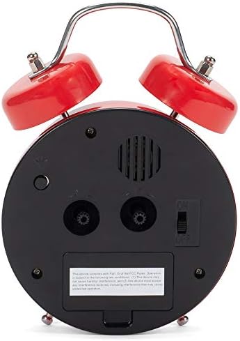 Wacky Wakers Red Rooster Alarm Clock with Rooster Sound