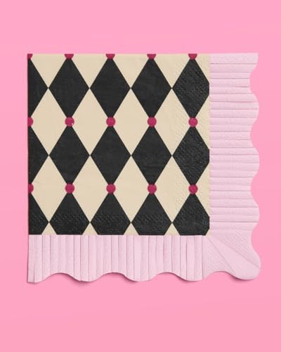 Xo Fetti Checkered Circus Paper Napkins 24pcs 3-ply