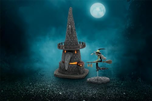 Department 56 Nightmare Before Christmas Witch Tower Light Building