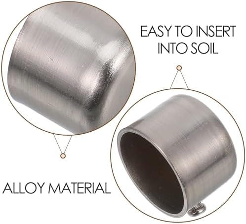 28mm Silver Curtain Rod Finials 2 PCS