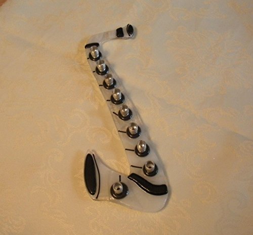 Handmade Saxophone Glass Menorah by YafitGlass