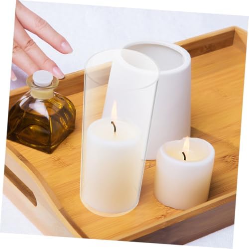 Windproof Candle Shade Glass Tube Decor