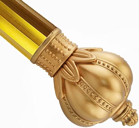 2PCS Plastic Curtain Rod Finials for 26-28mm Rods