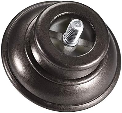 Uxcell Curtain Rod Finials 2pcs Brown 35x54mm for 19mm Rod