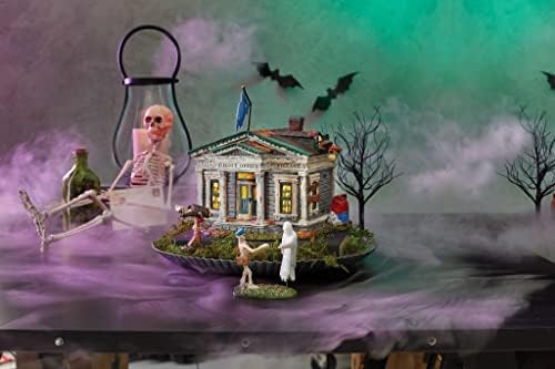 Department 56 Halloween Ghost Office Light Building