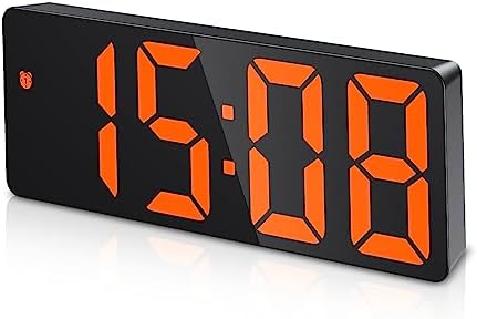 AMIR Digital Alarm Clock with LED Display and Voice Control
