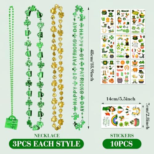 St Patricks Day Party Favors Set 12 Pcs