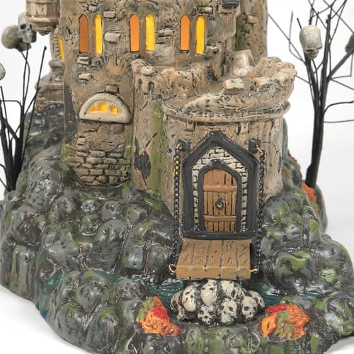 Department 56 Halloween Castle Calvaria Lit Building