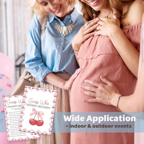 Hilarious Baby Shower Games Who Mommy or Daddy 25pcs