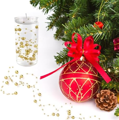 5 Pack Floating Pearl String for Candles Centerpiece