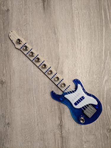 Blue Electric Guitar Bass Menorah Kosher Menorah
