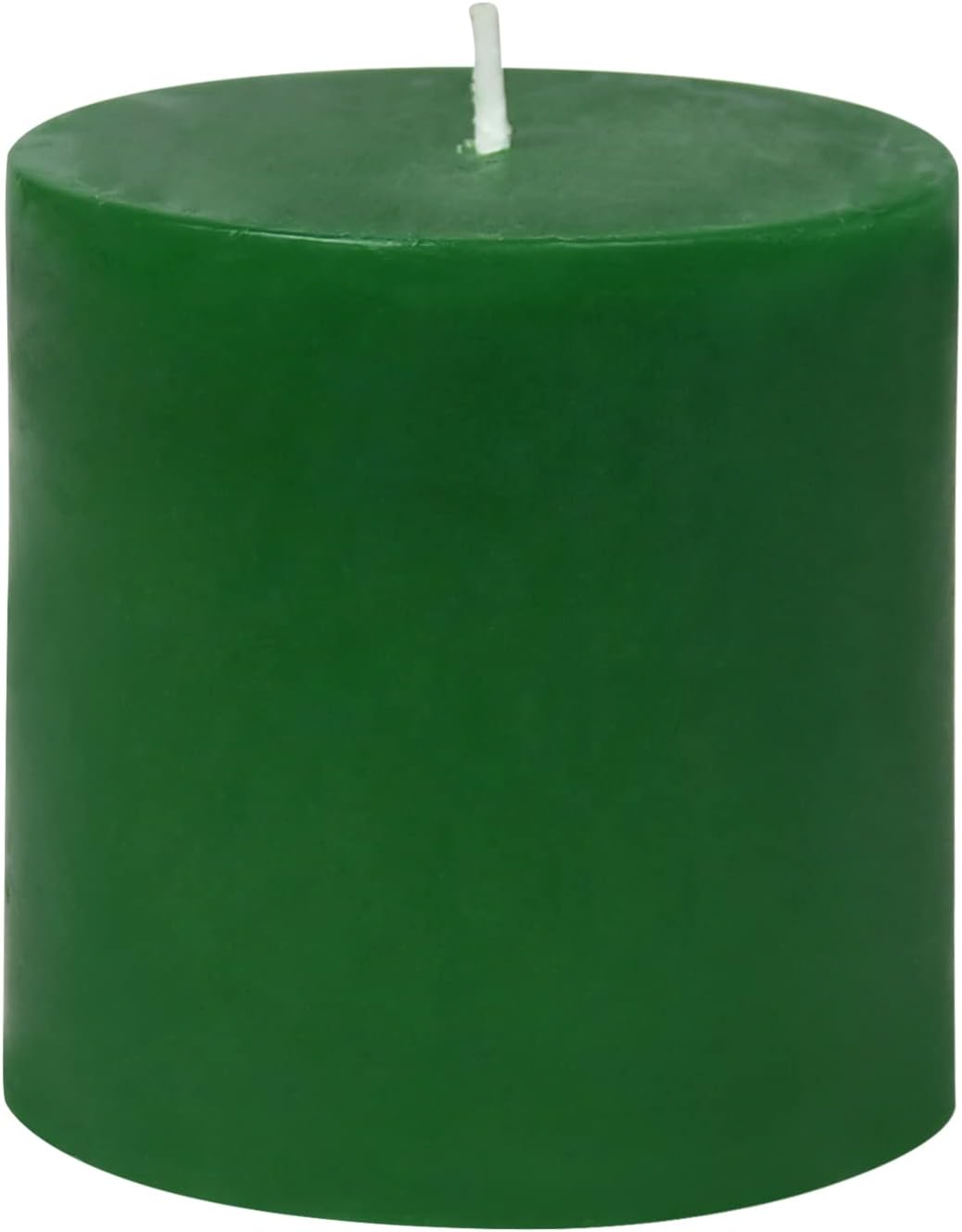 3 Inch Hunter Green Pillar Candle 1