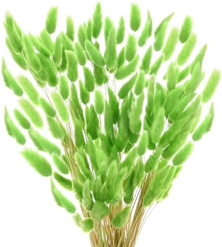 180-Pack Artificial Bunny Tail Grass Dried Flowers