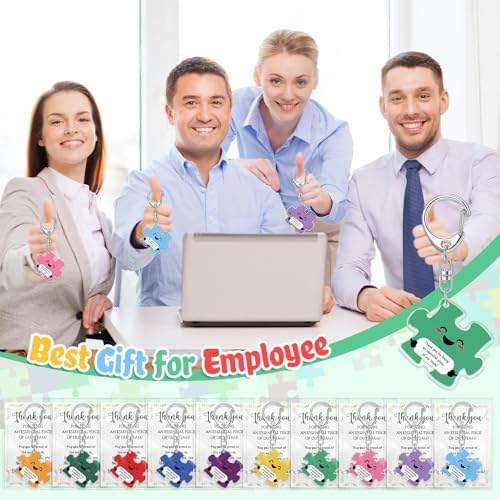 Geelin Team Puzzle Keychain Gift Set