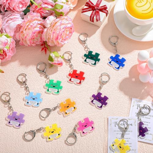 Geelin Team Puzzle Keychain Gift Set