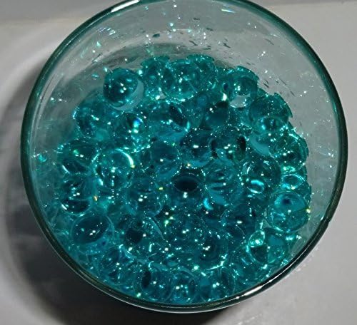 Teal Water Beads for LED Lights and Candle Arrangements