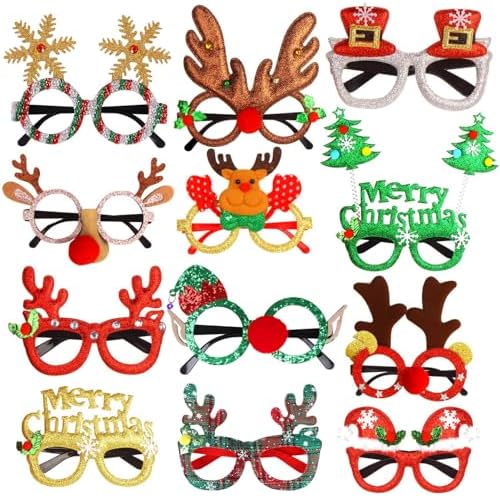 CCINEE Christmas Party Glasses Frames