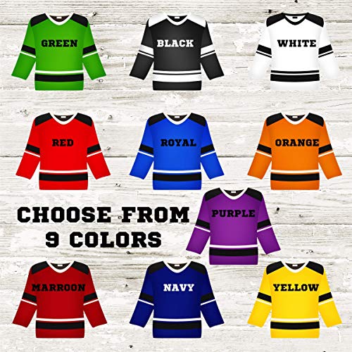 Ice Hockey Birthday Party Ticket Invitations 1