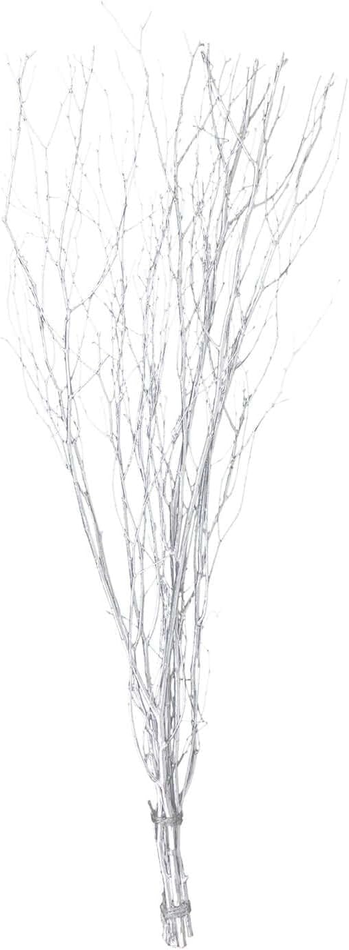 Efavormart 6 Pack Metallic Silver Birch Tree Vase Fillers