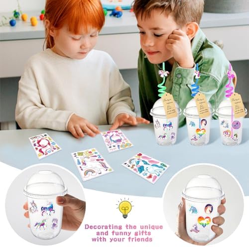 162Pcs Unicorn Party Favors and Decorations Pack
