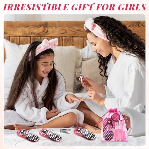12 Sets Kids Spa Party Kit for Girls Makeup and Manicure Supplies