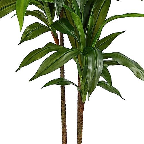 Nearly Natural 48in Dracaena Silk Plant Real Touch Green