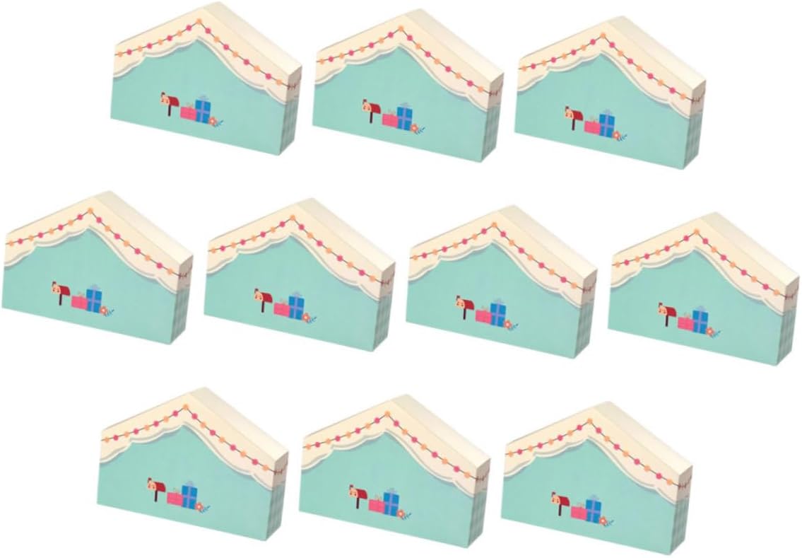 10pcs House Shaped Candy Boxes for Party Favors Wedding