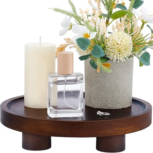 95 Inch Acacia Wood Round Display Stand