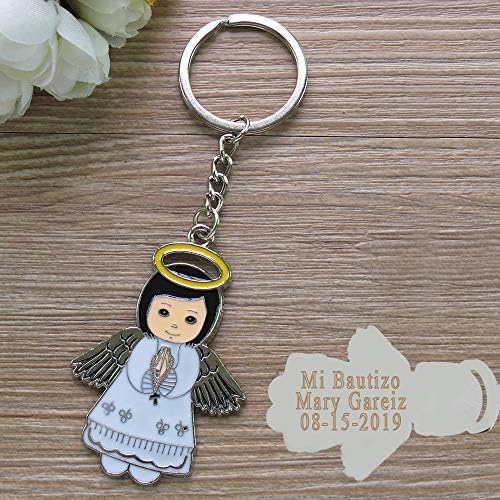 Personalized First Communion Favor Keychain Pack