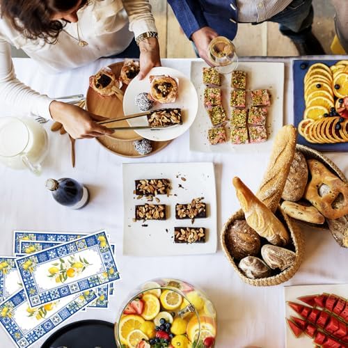 Amalfi Coast Party Decor Napkins Set 100 Pcs